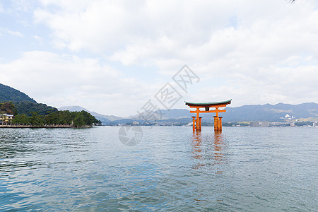 土岛神社旅行寺庙牌坊历史性宗教建筑学神道海岸世界海洋图片