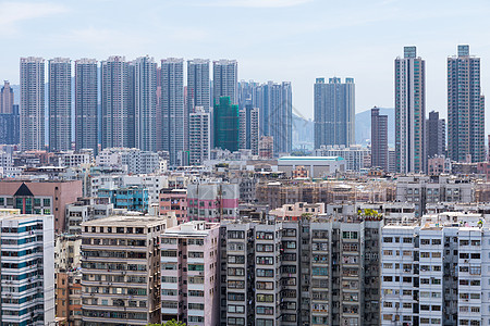 香港天线市中心民众天际大厦摩天大楼场景景观建筑物住宅商业图片