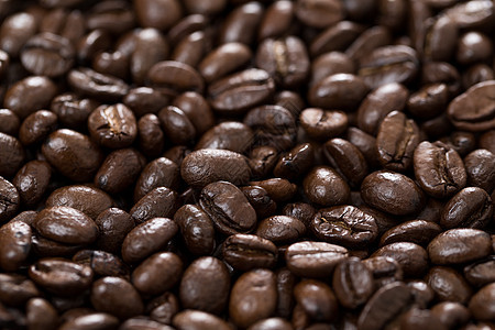 咖啡豆棕色香气宏观黑色卡片咖啡豆子白色食物咖啡店图片