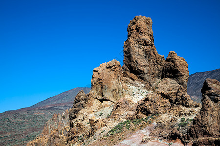 提德山和它的周围地区国家旅行顶峰地质学编队土地公园首脑旅游火山图片