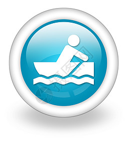 图标 按钮 平方图赛艇象形竞赛中风贴纸闲暇运动员活动船只纽扣图片