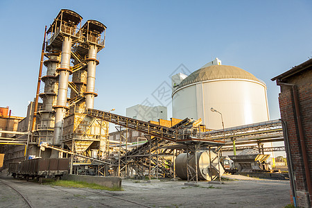 糖炼制炼油厂工厂发酵蒸汽汽油烟囱植物食物筒仓甘蔗图片