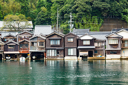 Ine Cho传统水屋城市地标村庄码头海洋观光建筑海景甲板农村图片