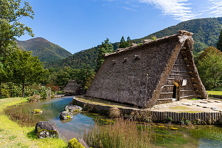 日本传统白川戈(Shirakawago)图片