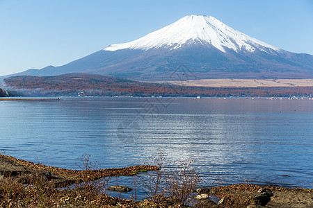 藤和湖山天际风景晴天公吨地标海浪爬坡天空甲板蓝色图片