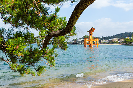 日本国岛神社世界旅行橙子旅游天空宗教地标历史性遗产寺庙图片