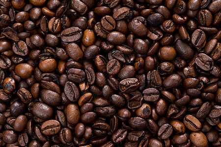 烤咖啡豆食物咖啡店阴影黑色咖啡棕色豆子白色美食香气图片