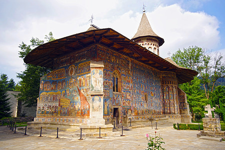 沃罗内寺院的穆拉尔壁画图片