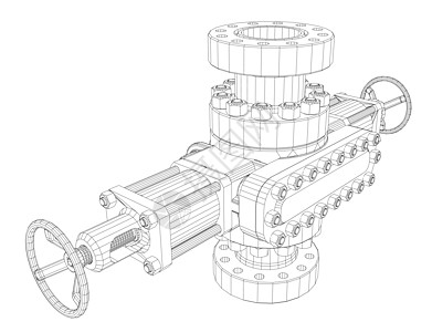 Blowout 防爆器 电线框架样式流动燃料海湾勘探钻孔油田测量钻头阀门钻机图片