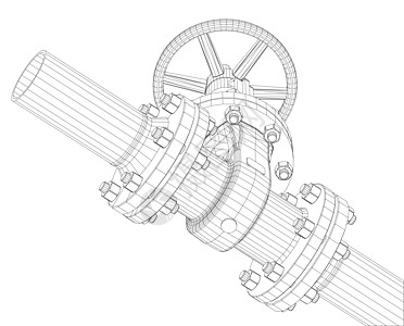 工业阀门  3 的矢量渲染龙头旋转3d植物工程管子制造业金属工厂气体图片