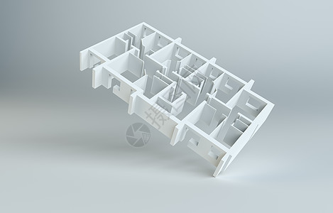 抽象的白色地板 顶视图地面房间技术工程绘画3d印刷建筑学办公室建筑背景图片