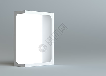 景图一个现实的白色空包装纸板框网络纸盒标签小样电脑软件塑料包装盒子产品背景