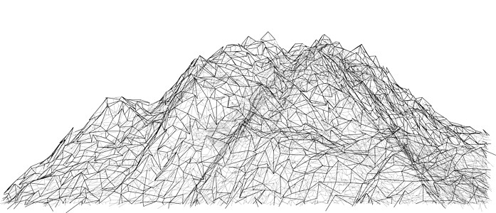 线框多边形景观 它制作图案矢量土地爬坡节点互联网推介会网格创造力技术地形网络图片