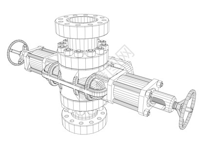Blowout 防爆器 电线框架样式预防者流动勘探井口钻头软管钻孔控制阀门场地图片