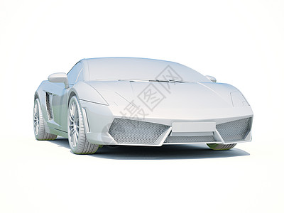 3d车白色空白模版运输模板图标汽车工业背景车辆保养修理服务汽车背景图片