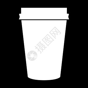 纸杯咖啡白颜色图标咖啡店乐趣酒吧咖啡奶油食物纸板早餐白色饮料图片