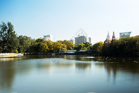 绿湖公园黑色池塘旅游公园目的地旅行建筑物图片