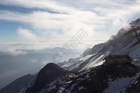 玉龙雪山旅游天空旅行目的地图片