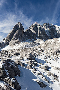 玉龙雪山天空目的地旅行旅游背景图片