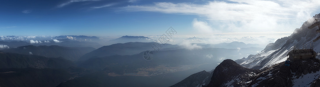 玉龙雪山旅游旅行目的地天空背景图片