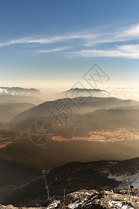 玉龙雪山旅行天空目的地旅游背景图片