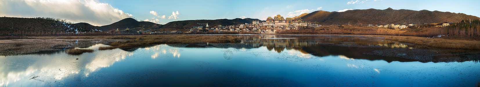 桑赞林修道院旅行旅游目的地寺院高清图片