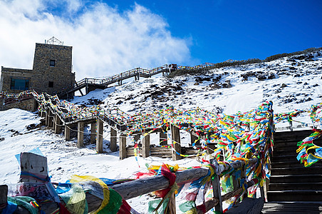 希卡雪山旅行目的地旅游图片