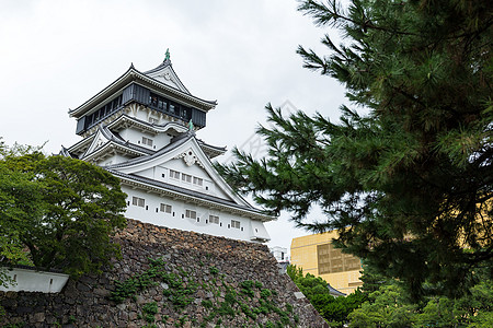 科库拉城堡护城河建筑学光洋长须石头地标历史历史性旅行图片