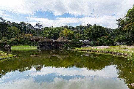 日本那加哈马城堡和花园图片