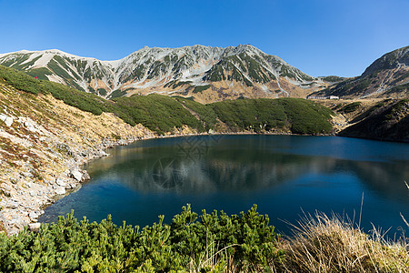 泰山美丽的湖图片