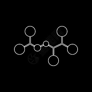 分子白颜色图标技术标识实验室氨基化学白色细胞药品生物原子图片