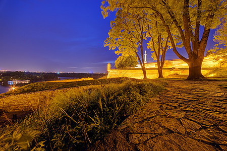 贝尔格莱德堡垒和Kalemegdan公园城市游客纪念碑城堡地标旅游观光全景文化景观图片