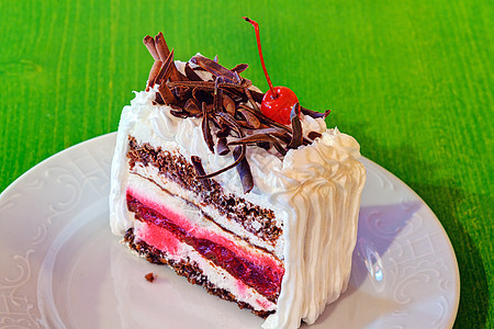 美味蛋糕片展示柜台店铺小吃糕点市场甜点蛋糕奶油食堂图片