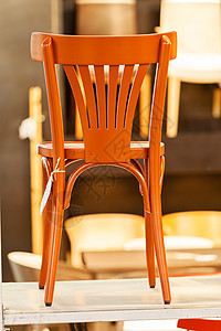 厨房椅子模型白色风格装饰塑料家具座位红色桌子工艺木头图片