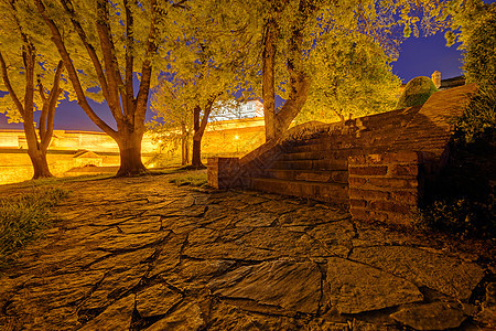 贝尔格莱德堡垒和公园文化城市景观蓝色城堡橙子游客天际纪念碑建筑图片