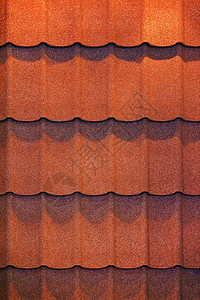 屋顶瓦卵石条纹制品橙子材料红色房子屋顶住宅黏土图片
