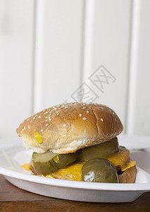 蔬菜汉堡包食谱食物粮食饮食午餐油炸盘子烹饪美食小吃图片