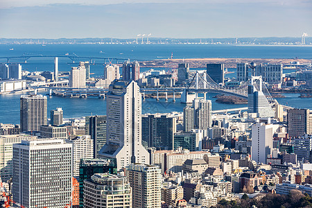 日本摩天大厦城市游客地标六本木日落摩天大楼旅行景观甲板天际图片