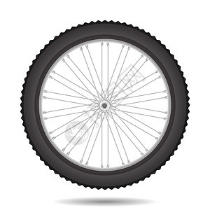 自行车双轮图标背景图片