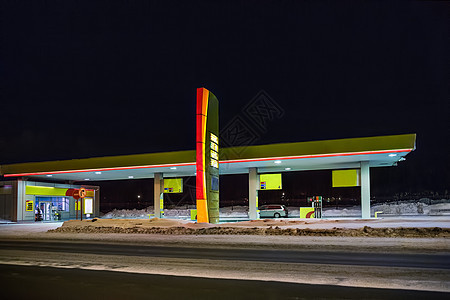天然气加油站汽油服务运输燃料车辆石油柴油机气体商业旅行图片