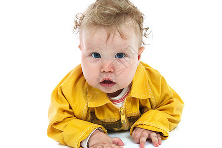 婴儿宝宝小男孩孩子小孩孩子们眼睛黄色男生衬衫儿童童年图片