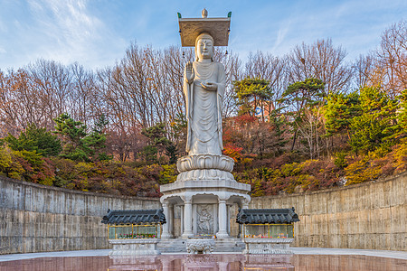 南韩首尔市邦根萨寺庙图片