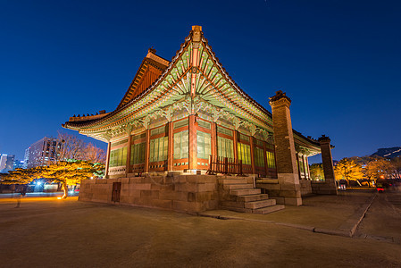 韩国 南韩首尔的庆博京贡宫殿寺庙皇家历史游客城市历史性旅行文化绿色建筑图片