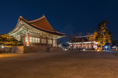 韩国 南韩首尔的庆博京贡宫殿花园历史性地标游客建筑皇家旅行文化绿色城市图片