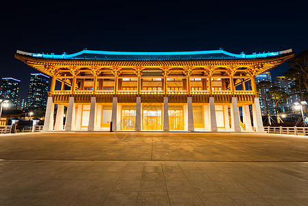 韩国传统风格建筑在仁川(Korea)图片