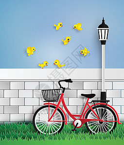 前卫的自行车花束踏板运输车辆运动植物旅行叶子娱乐海报图片