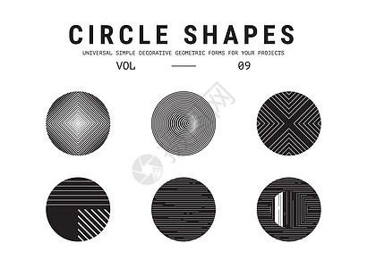 通用圆形状 se立方体灰色标签插图海报宇宙数学星星横幅黑色图片