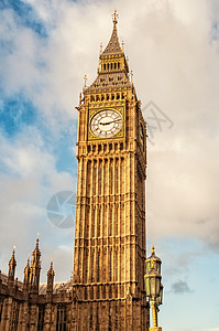 联合王国伦敦Big Ben钟楼天空游客街道女王钻石建筑学景点图片
