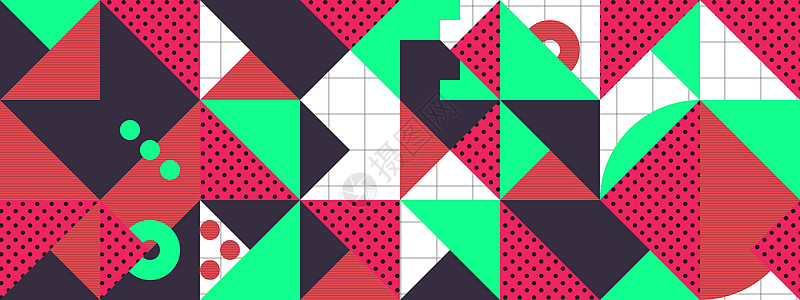 简单的横幅方形模块艺术传单网络作品几何打印图形海报形式极简图片