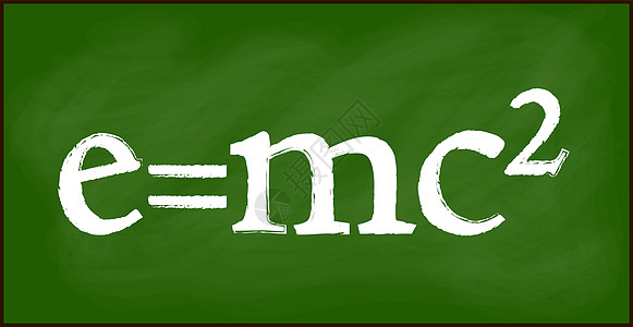 e = mc2 黑板背景壁画设计图片